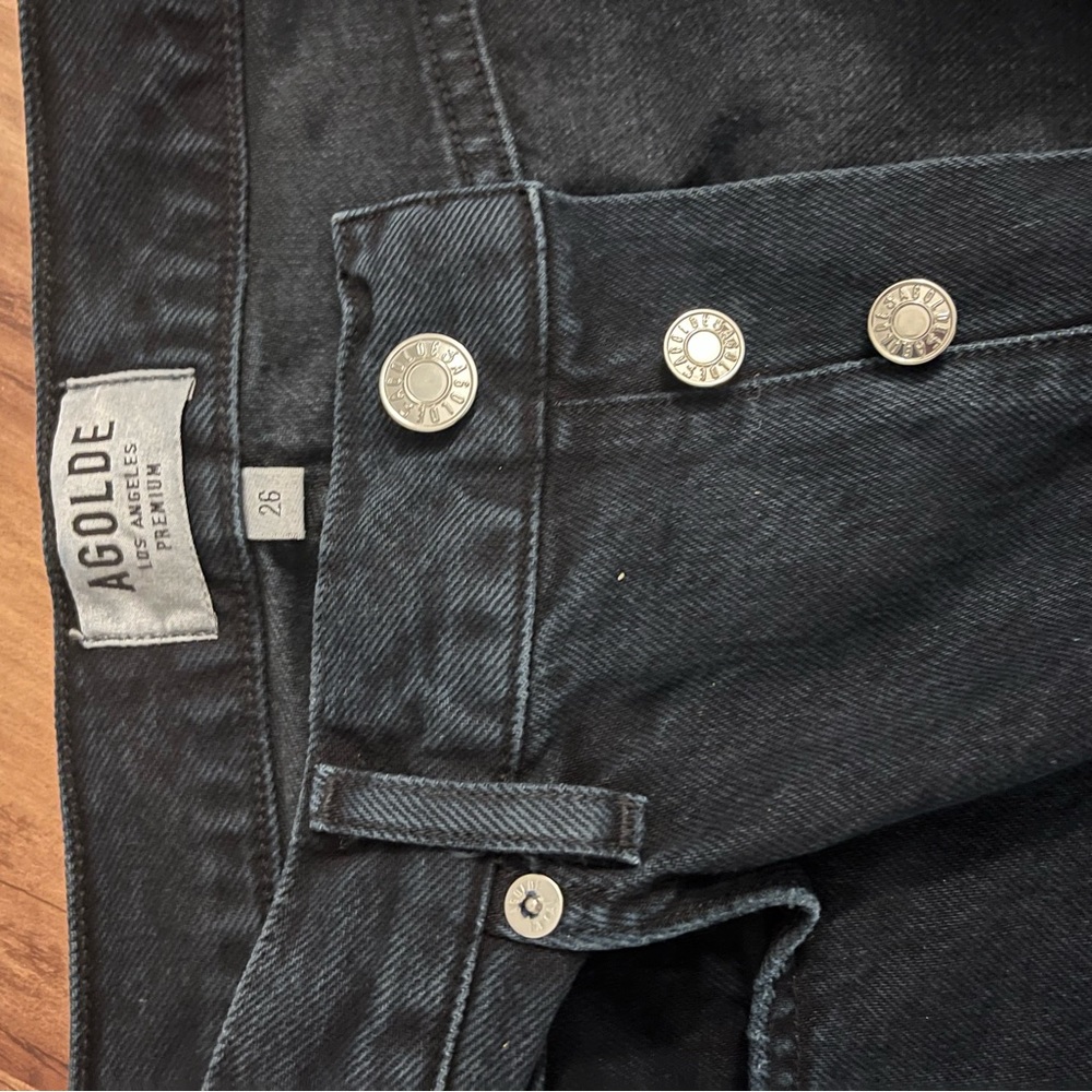 Agolde Straight Leg Dark Wash Jeans
